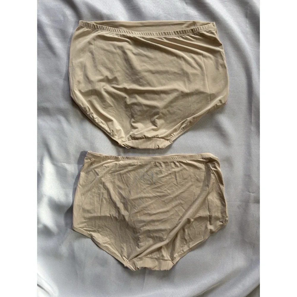 Warner's Women's High-Waist Briefs in Nude (Beige) - 2 Pack